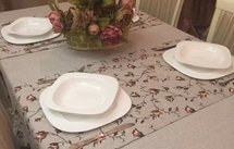 скатерть с дорожками